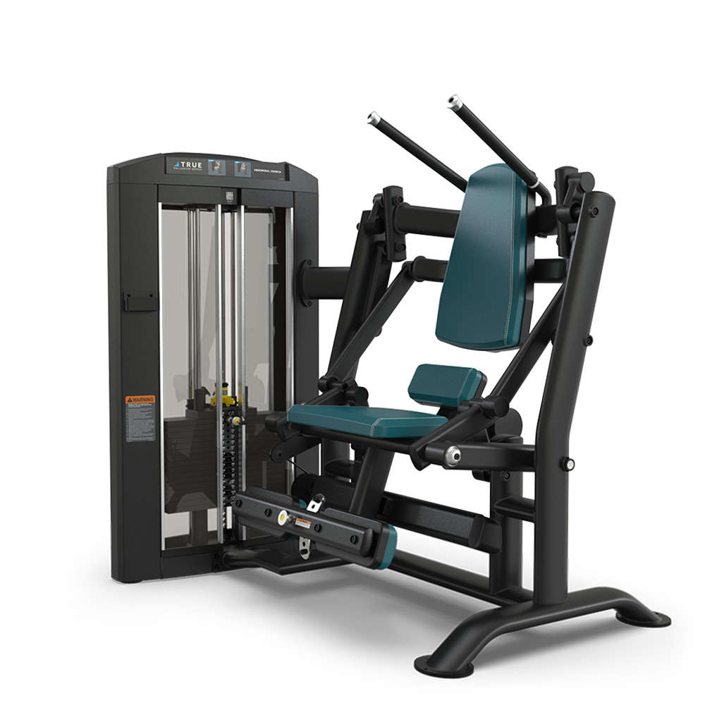 A selectorized gym leg press machine with a padded seat, backrest, and handles, designed for lower body strength training. The weight stack is enclosed in a vertical case on the left side.