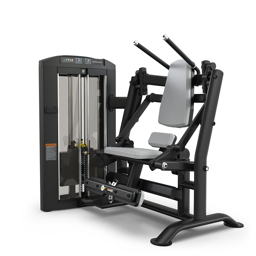 A black and gray commercial gym leg press machine with a padded seat, backrest, footplate, and weight stack, designed for lower body strength training. The brand name “Atrium” is visible on the top.