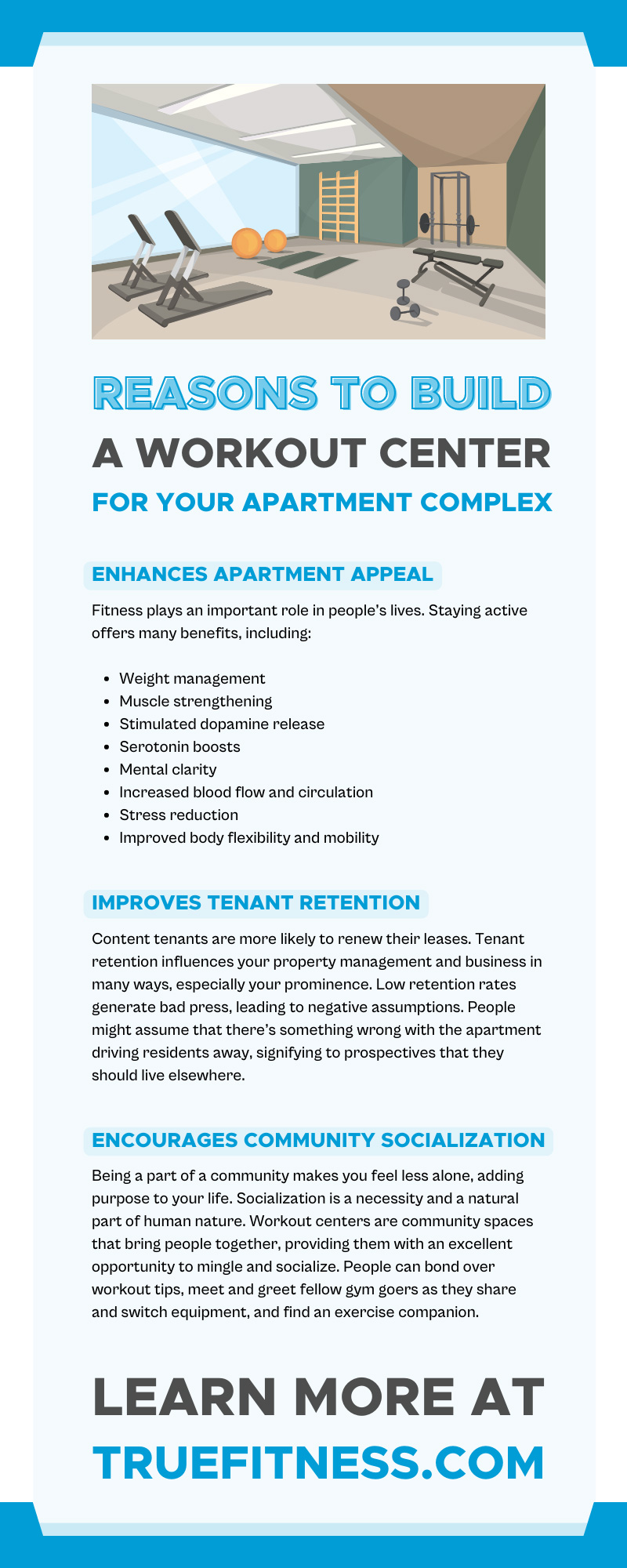 6 Reasons To Build a Workout Center for Your Apartment Complex